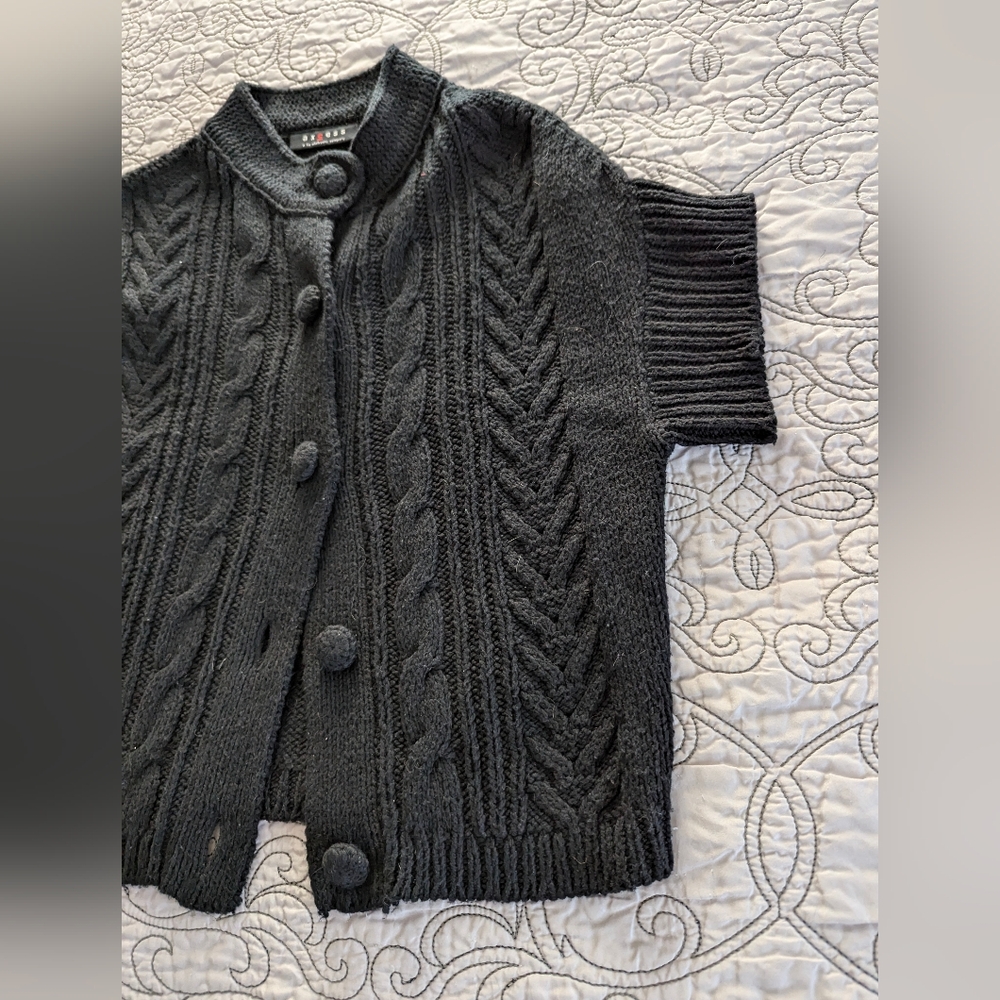 Axcess Cable Knit Cardigan - Picture 3 of 6